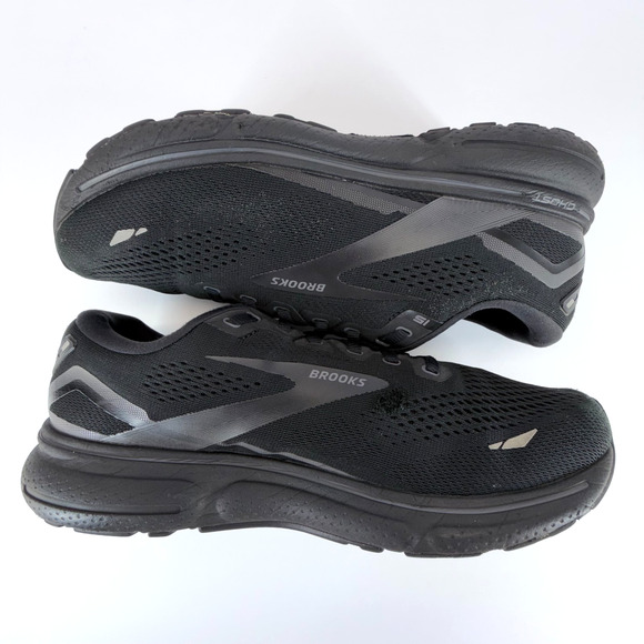 Brooks Ghost 15 Women Sz 10.5 Black Sneakers Wide 2E Lace Up 1103932E020 Running - Picture 5 of 12